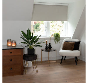 2 stuks LED Dinerkaars rustiek amber - 24 cm hoog + afstandsbediening (Countryfield)