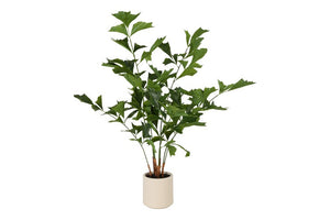 Kunst plant Caryota in pot groen- 120 cm hoog