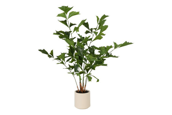 Kunst plant Caryota in pot groen- 120 cm hoog