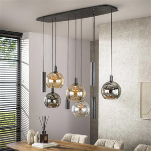 Hanglamp Sfera Tricolore 5+4-lichts / Artic zwart
