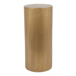 Bloemen/vazen zuil Bradly goud - 80 cm hoog