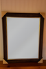 Luxe spiegel Antraciet/goud 70x85 cm facet geslepen  (magazijn opruiming)