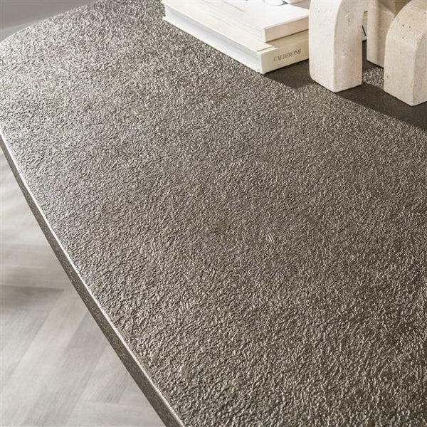 Eettafel Bronvik deens ovaal 180x90 cm / Brons liquid metal