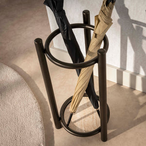 Paraplubak Luno rond / Drift brown