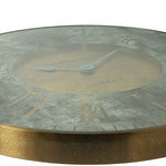 Countryfield radarklok rond Florentine marmer/groen - Ø74 cm