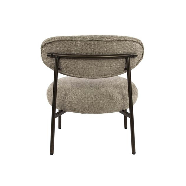Fauteuil round   - Tissee cargo zandkleur