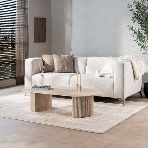 Salontafel Romano Arch 135x70 cm / Keramiek travertin