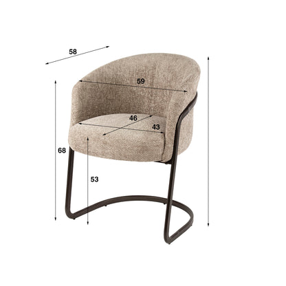 Armstoel Sway swingframe - Hoven zand