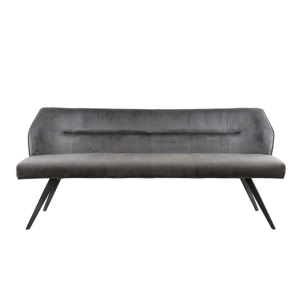 Eetkamerbank Pull velours - 188 cm - leverbaar in 2 kleuren