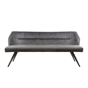 Eetkamerbank Pull velours - 188 cm - leverbaar in 2 kleuren