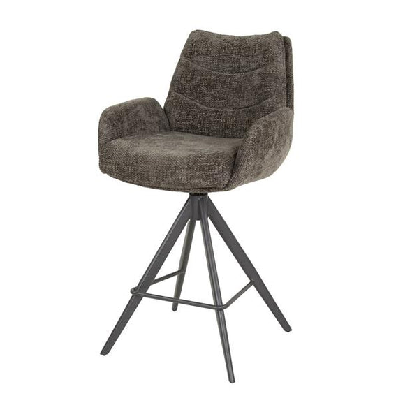 Barstoel lounge draaibaar - Hoven taupe