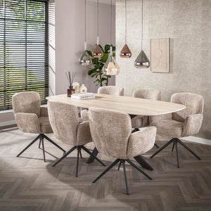 Armstoel Forza draaibaar - Hoven zand