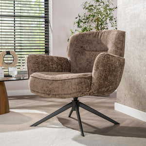 Fauteuil Forza draaibaar - Hoven champagne