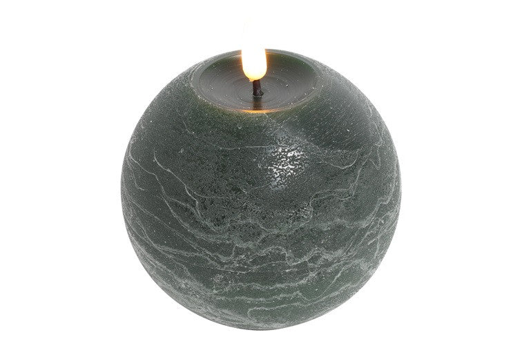 LED bolkaars donkergroen - 11 cm hoog (Countryfield)