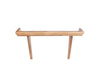 Wandplank hout 77 cm breed (magazijn opruiming)