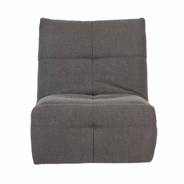 Relaxfauteuil Izzy handmatig & draaibaar met unieke schommelstand - Antraciet stof