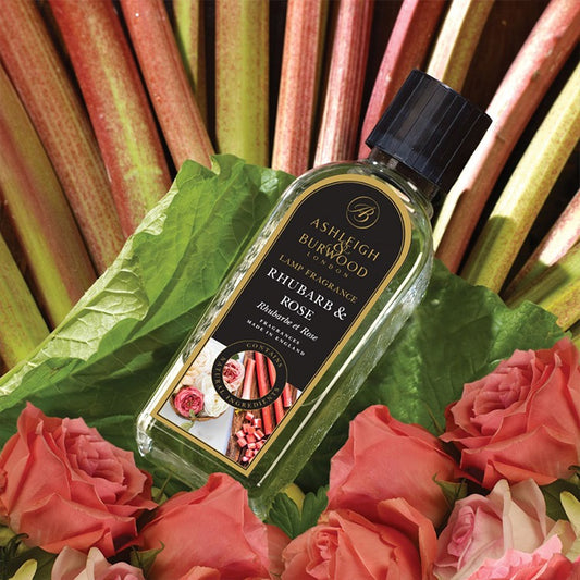 Ashleigh & Burwood Geurlamp/Luchtreiniger Olie - Rhubarb & Rose 250 ML