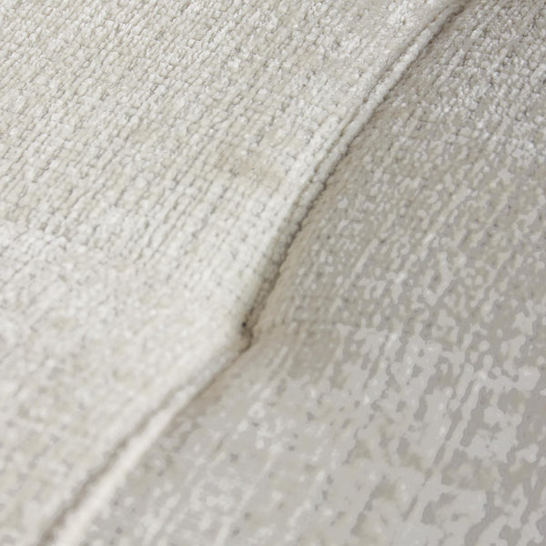 Relaxfauteuil Mila handmatig & draaibaar met unieke schommelstand - Witte stof (Off white)