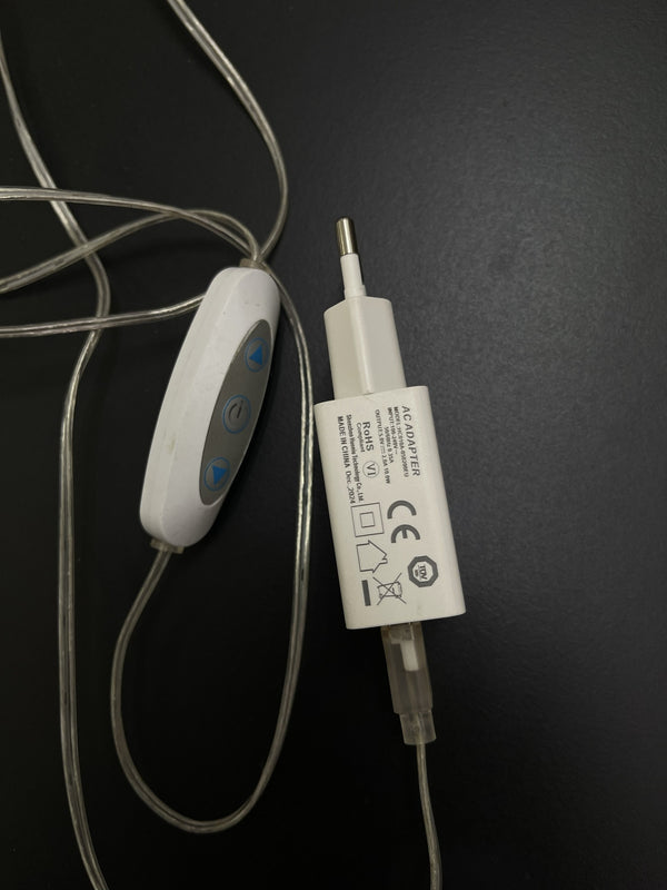 Glasschilderij met ledverlichting - Muis streetart 80x80 cm