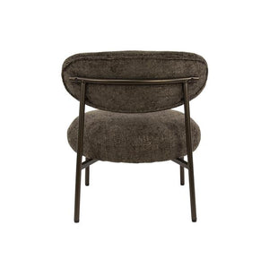 Fauteuil round   - Tissee cargo bruin