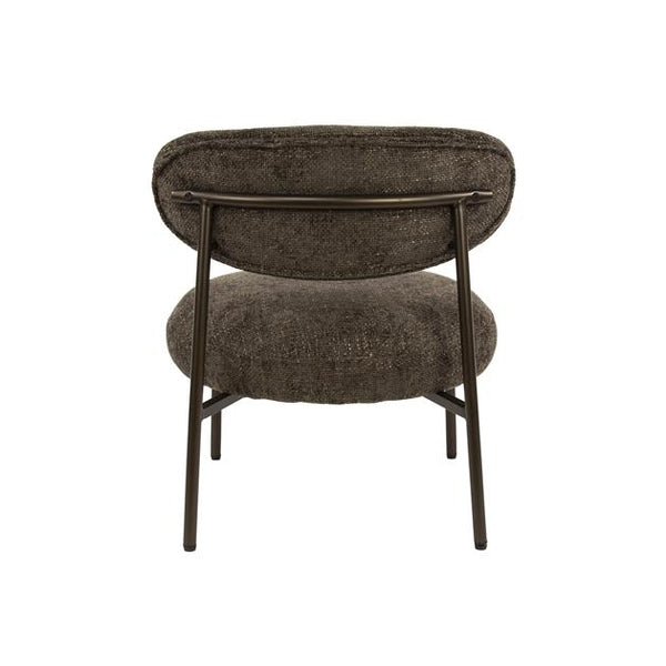 Fauteuil round   - Tissee cargo bruin