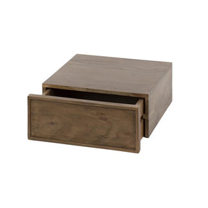 Nachtkastje 1L hangend Frame Massief acacia drift brown (2 stuks)