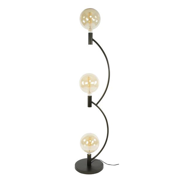 Vloerlamp Arcus 3-lichts / Sienna bruin