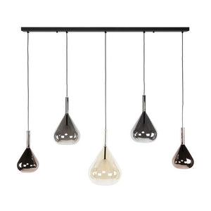 Hanglamp Wings 5-lichts / Zwart