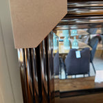 Luxe spiegel Zilveren lijst 45x45 cm facet geslepen  (magazijn opruiming)