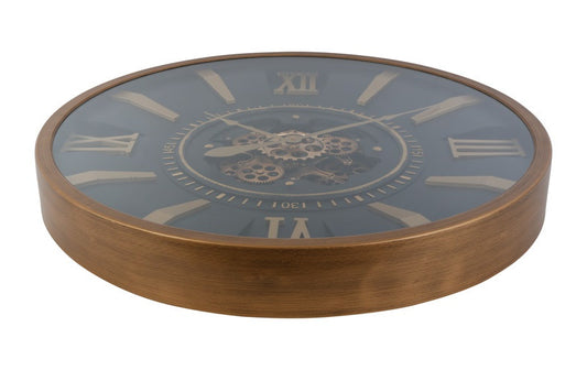 Grote radarklok Hora rond zwart/goud Countryfield XL Ø80 cm, foto 2