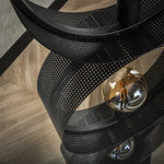 Vloerlamp 4L ring geperforeerd / Charcoal (Magazijn sale)