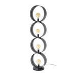 Vloerlamp 4L ring geperforeerd / Charcoal (Magazijn sale)