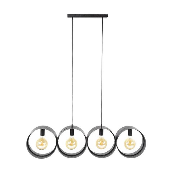 Hanglamp 4L ring geperforeerd / Charcoal (Magazijn sale)