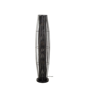 Vloerlamp cylinder mesh 3 lichts 120 cm hoog