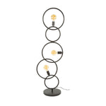 Vloerlamp 3L loop / Artic zwart