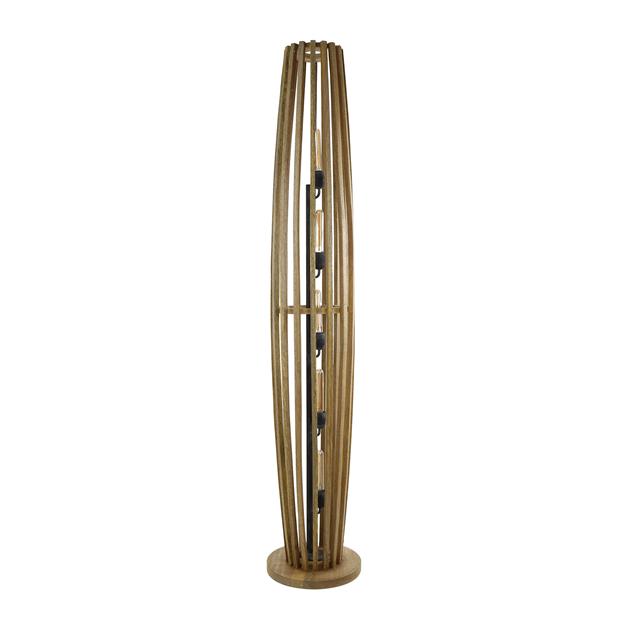 Vloerlamp 5L orbit XL / Massief mango naturel