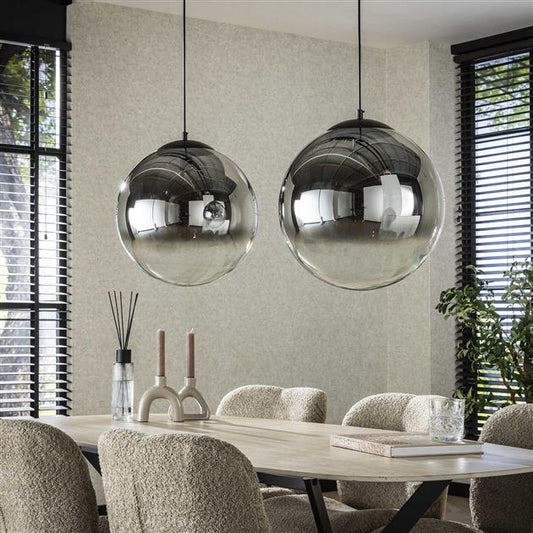 Hanglamp 2L bubble shaded XL / Artic zwart