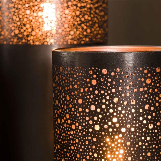 Vloerlamp Ø25 cilinder 120cm / Zwart nikkel