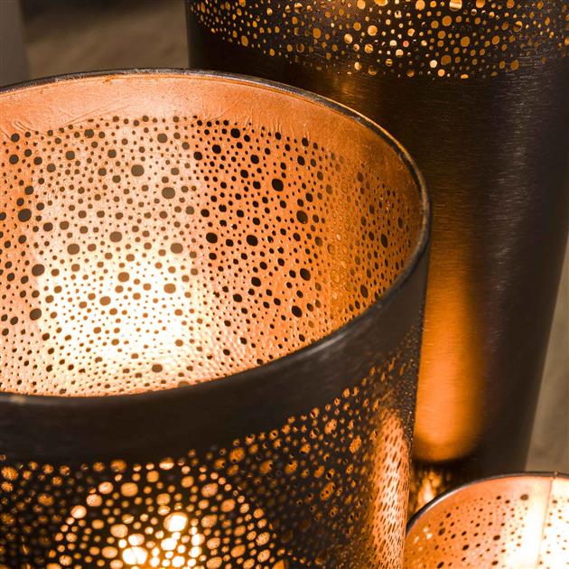 Vloerlamp Ø25 cilinder 120cm / Zwart nikkel