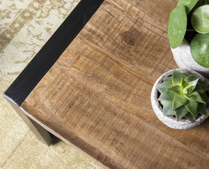Salontafel Livingfurn Strong mangohout 110x60 cm (Magazijn sale)