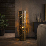 Vloerlamp patch cylinder / Brons antiek (Magazijn sale)