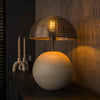 Tafellamp 1L sphere natural / Natural grey (Magazijn sale)