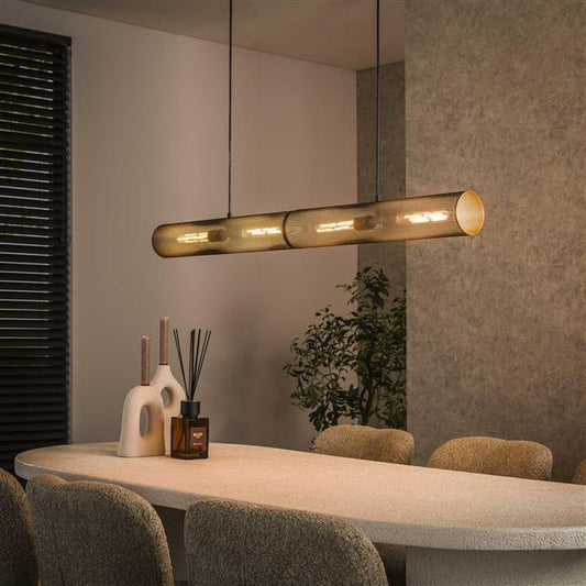 Hanglamp 120 tube mesh / Artic zwart
