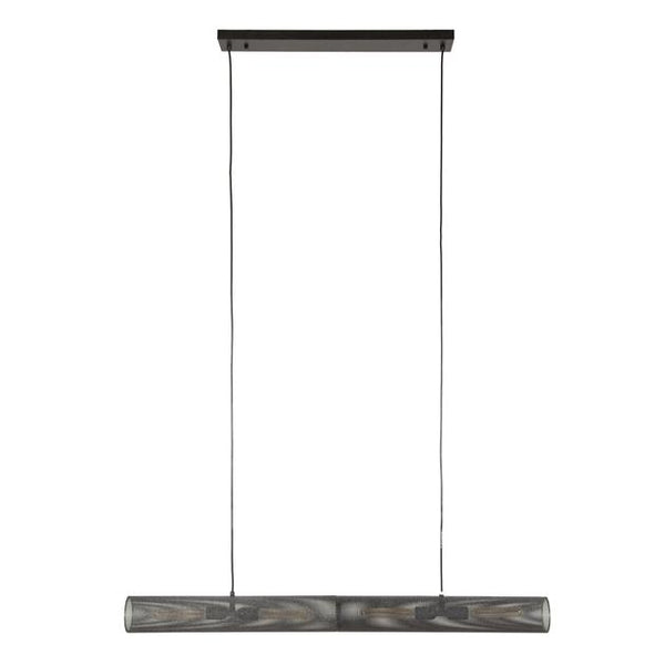 Hanglamp 120 tube mesh / Artic zwart