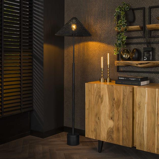 Vloerlamp kosmos LED-dimmer / Charcoal (Magazijn sale)