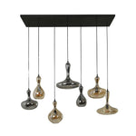 Hanglamp 4+3 karaf / Artic zwart