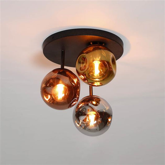Plafondlamp 3L stellar / Artic zwart