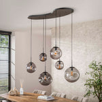 Hanglamp 6L stellar black series / Artic zwart