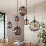 Hanglamp 6L stellar black series / Artic zwart