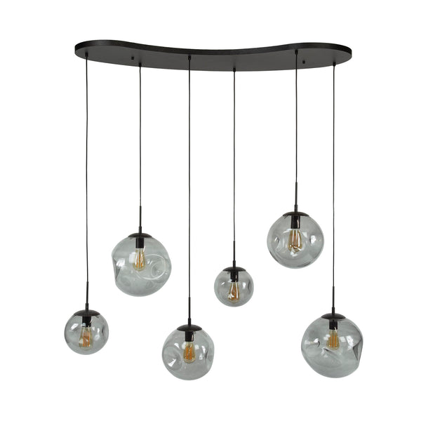 Hanglamp 6L stellar black series / Artic zwart